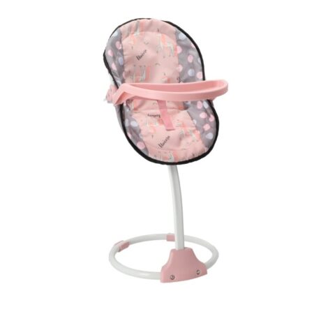 Poppenstoel 3 In 1 Grijs/roze 42x40x40 Cm |