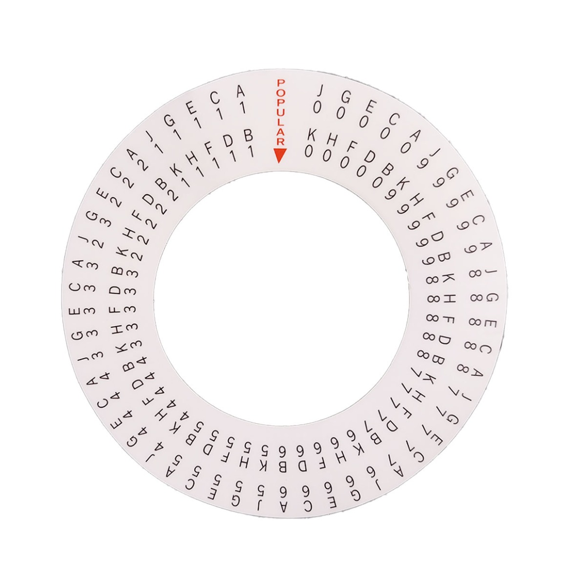 Popularity Meter Decal Voor Rock-Ola 1484