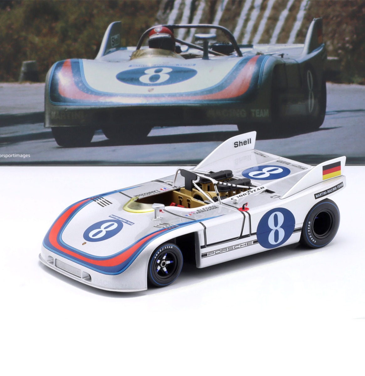 Porsche 908/03 #8 Martini Racing Targa Florio 1971 Larrousse