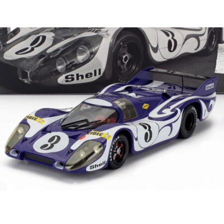 Porsche 917 Long Tail #3 Hippie Trainings Version 24h LeMans 1970 Larrousse & Kauhsen Schaalmodel 1:18 | Fiftiesstore