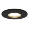 Porto Inbouwspot LED - Dimbaar - GU10 - 4 Watt - 4000K Neutraal Wit IP44 spatwaterdicht - Zwart - Voor binnen
