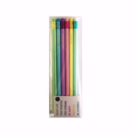 Potloden Met Gum Pastel 6 Stuks |