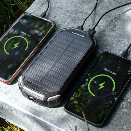 Powerbank Solar 20.000 MAH - Zonne Energie - Draadloos opladen | MikaMax