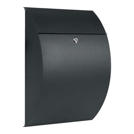 Practo Garden Montreal wandbrievenbus staal - mat zwart | Practo Garden