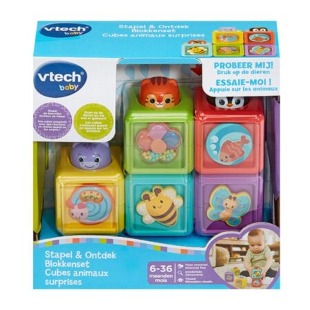 Premium Collectie Vtech Baby Stapel & Ontdek Blokkenset | Vtech