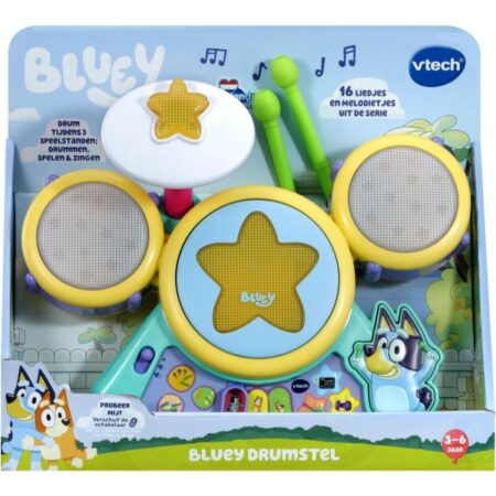Premium Collectie Vtech Bluey Bluey Drumstel | Vtech