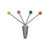 Present Time Kapstok Neptune Chrome - Small | Fiftiesstore