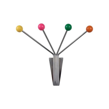 Present Time Kapstok Neptune Chrome - Small | Fiftiesstore