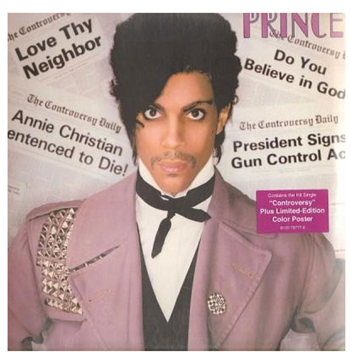 Prince - Controversy Met Poster (LP) | Fiftiesstore
