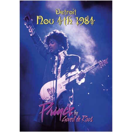 Prince - Detroit November 4th 1984 Fotoboek Gesigneerd door Govert de Roos | Fiftiesstore