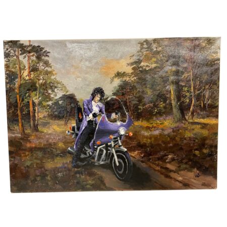 Prince - Purple Rain op Canvas 70 x 50 cm Wesley Altena | Fiftiesstore