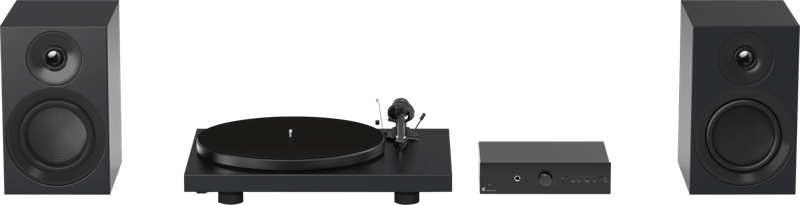 Pro-Ject Colourful Audio System E Zwart