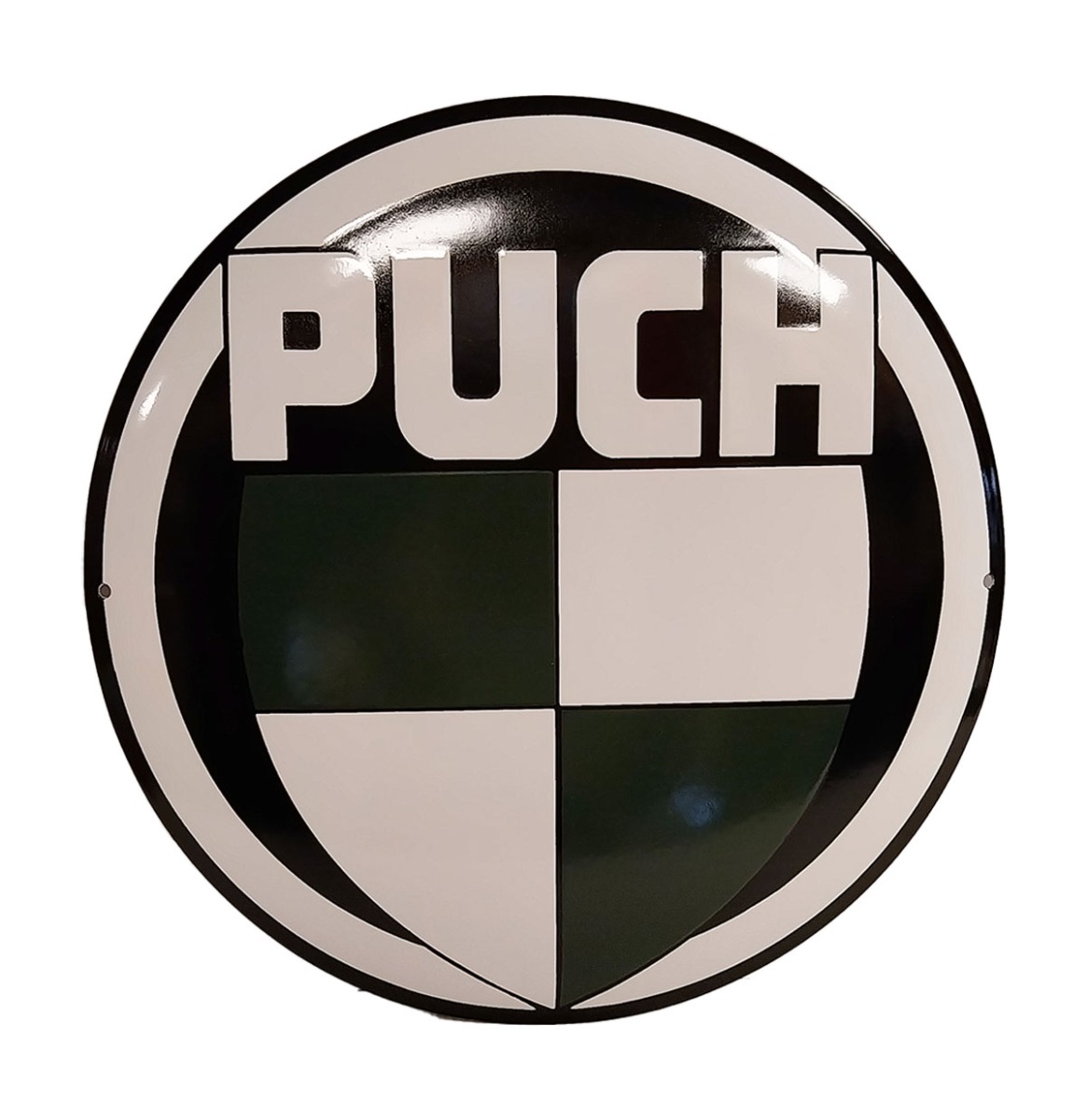 Puch Logo Emaille Bord - Ø40cm | Puch (Steyr)