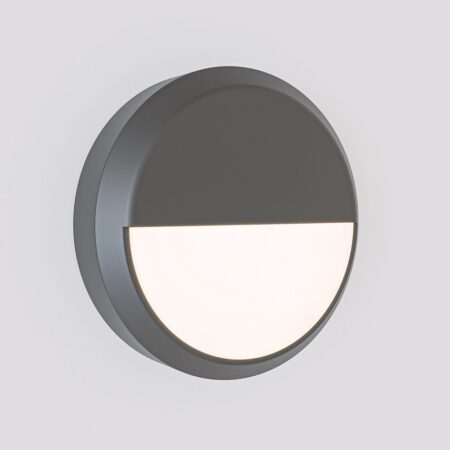 Pulsa LED Bulkhead Zwart met Ooglid - 8W/12