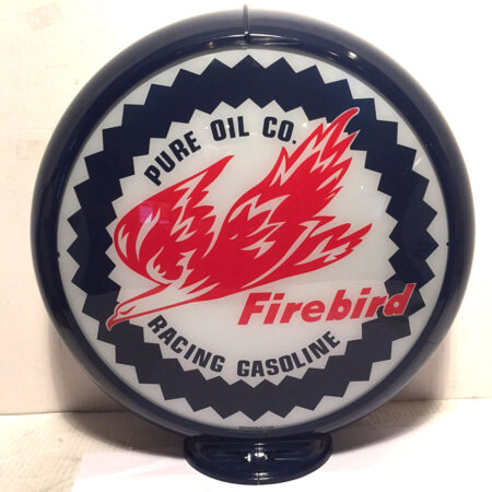 Pure Oil Co. Firebird Benzinepomp Bol - Glazen Lenzen | Bennies Fifties