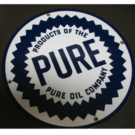 Pure Oil Company emaille bord | Fiftiesstore