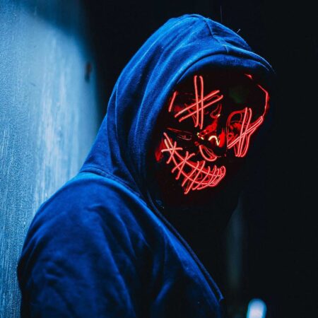 Purge LED Masker - 3 Lichtstanden - Halloween Masker | MikaMax