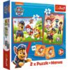 Puzzel Paw Patrol 30 En 48 Stukjes En Memory | Trefl