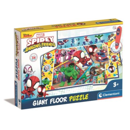 Puzzel Vloer Groot Spidey 24 stukjes | Clementoni