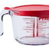 Pyrex Maatbeker glas met deksel 1L | Pyrex