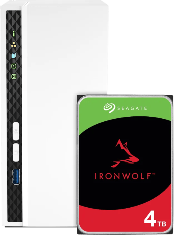 QNAP TS-133 + Seagate Ironwolf 4TB