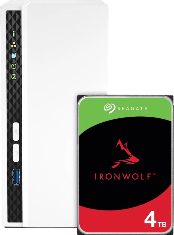 QNAP TS-233 + Seagate Ironwolf 4TB