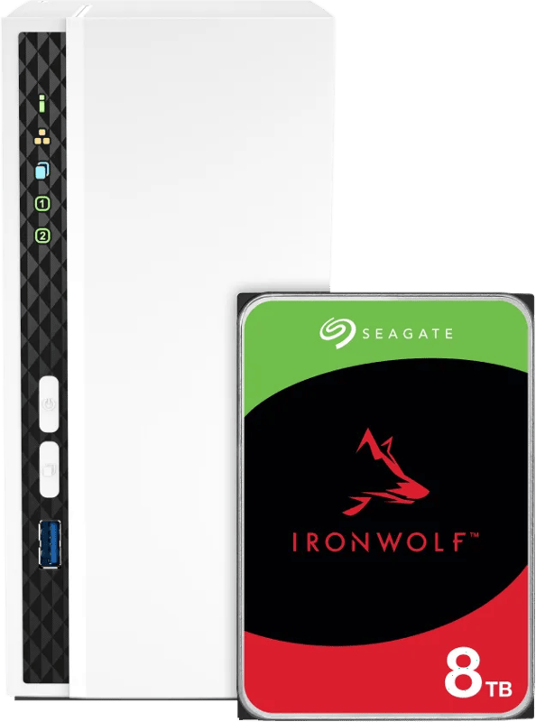 QNAP TS-233 + Seagate Ironwolf 8TB