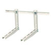 Qlima Metalen muurbeugel met coating Klimaat accessoire Wit | Qlima