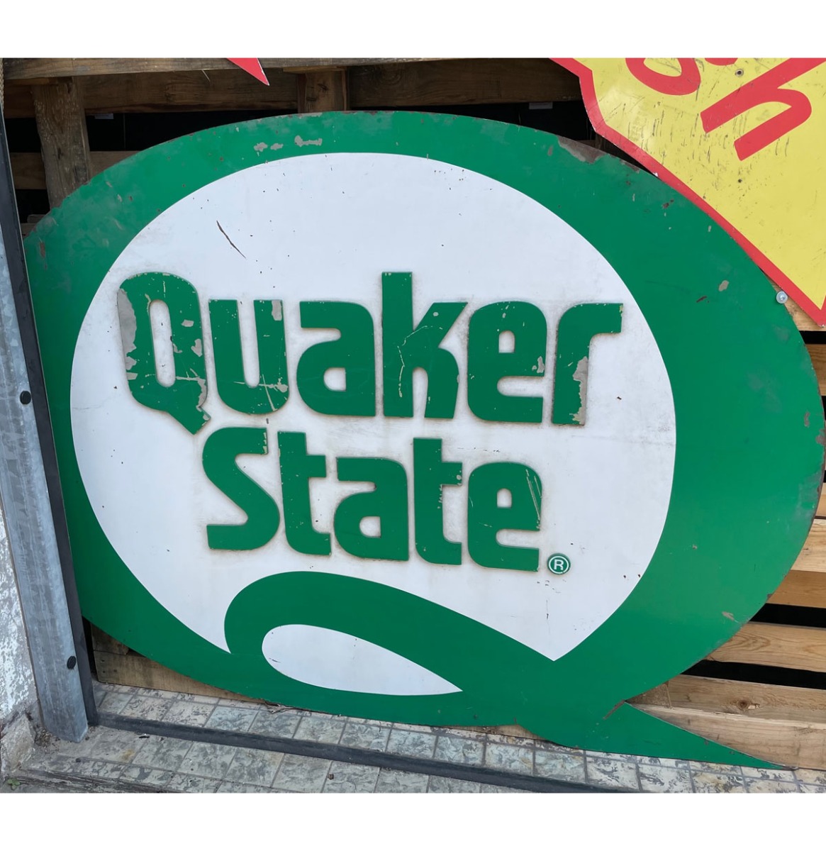 Quaker State Aluminium Bord Origineel 170 x 127 cm | The Dutch Pickers