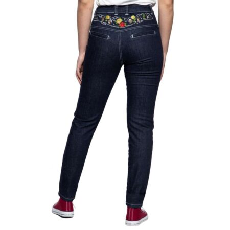 Queen Kerosin 1950s Fit Western Denim Pants Embroidery -33-32 | Queen Kerosin