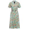 Queen Kerosin 50's Vacation Dress Blue Heaven-XXL | Queen Kerosin
