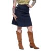Queen Kerosin A-Line Denim Skirt Josie Blue-2XL | Queen Kerosin