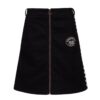 Queen Kerosin A-Line Skirt Checkered Racing Black-2XL | Queen Kerosin