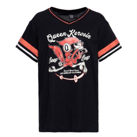Queen Kerosin Beep Beep College T-Shirt -M | Queen Kerosin