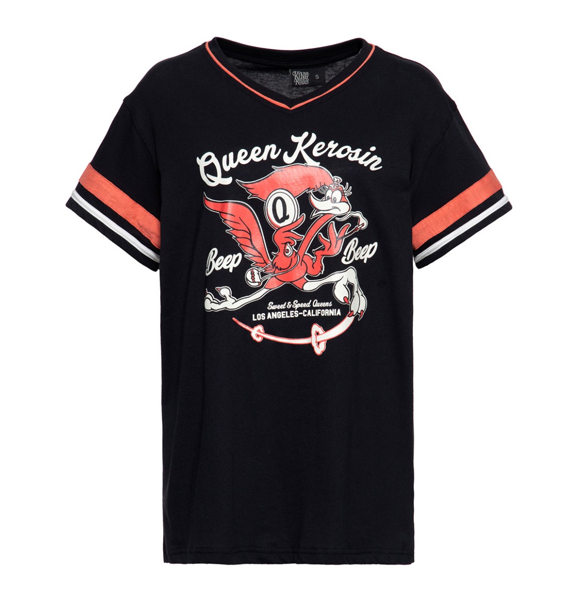 Queen Kerosin Beep Beep College T-Shirt -M | Queen Kerosin