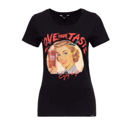 Queen Kerosin Blood T-Shirt Black-XL | 17% korting | Queen Kerosin