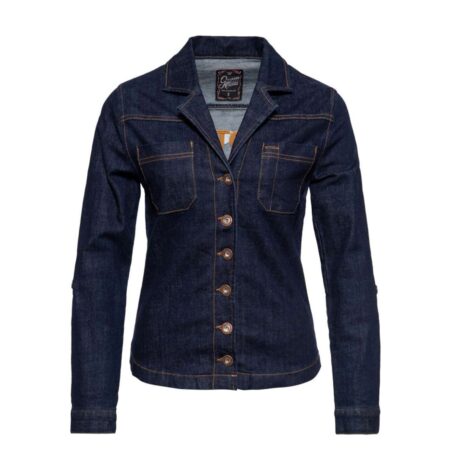 Queen Kerosin Blouse Motor Queen Service Denim-XXL | Queen Kerosin