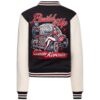 Queen Kerosin Build It Up College Jacket Black-3XL | Queen Kerosin