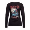 Queen Kerosin Built Up Longsleeve Shirt Black-M | Queen Kerosin
