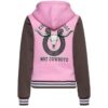 Queen Kerosin Chase Dreams Not Cowboys Zipper Hoodie Pink-L | Queen Kerosin