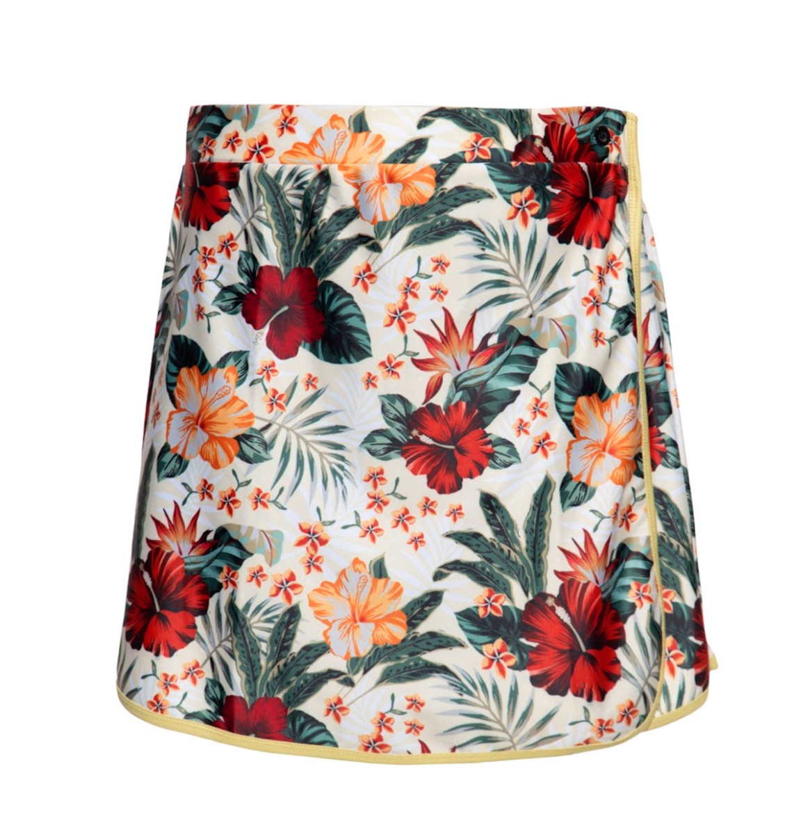 Queen Kerosin Flower Swim Skirt Ecru-XS | 25% korting | Queen Kerosin