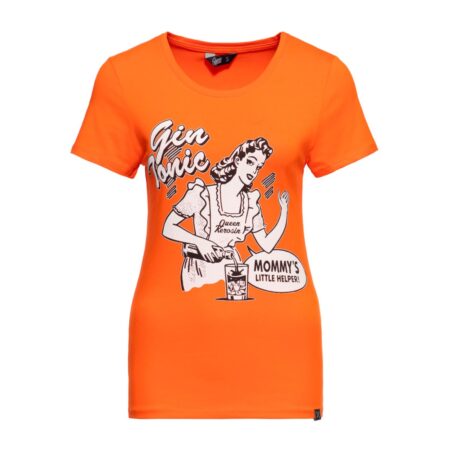 Queen Kerosin Gin Tonic T-shirt Orange -XXL | Queen Kerosin