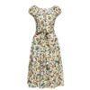 Queen Kerosin Hawaii Waikiki Swing Dress Off White -XXXL | Queen Kerosin