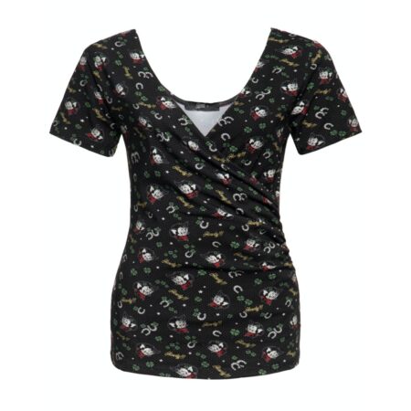Queen Kerosin Howdy Top Black-XXXL | Queen Kerosin