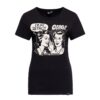 Queen Kerosin I Am So Retro T-Shirt Black-S | 17% korting | Queen Kerosin
