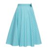 Queen Kerosin Karo Wrap Skirt Blauw Turkoois | 29% korting | Queen Kerosin