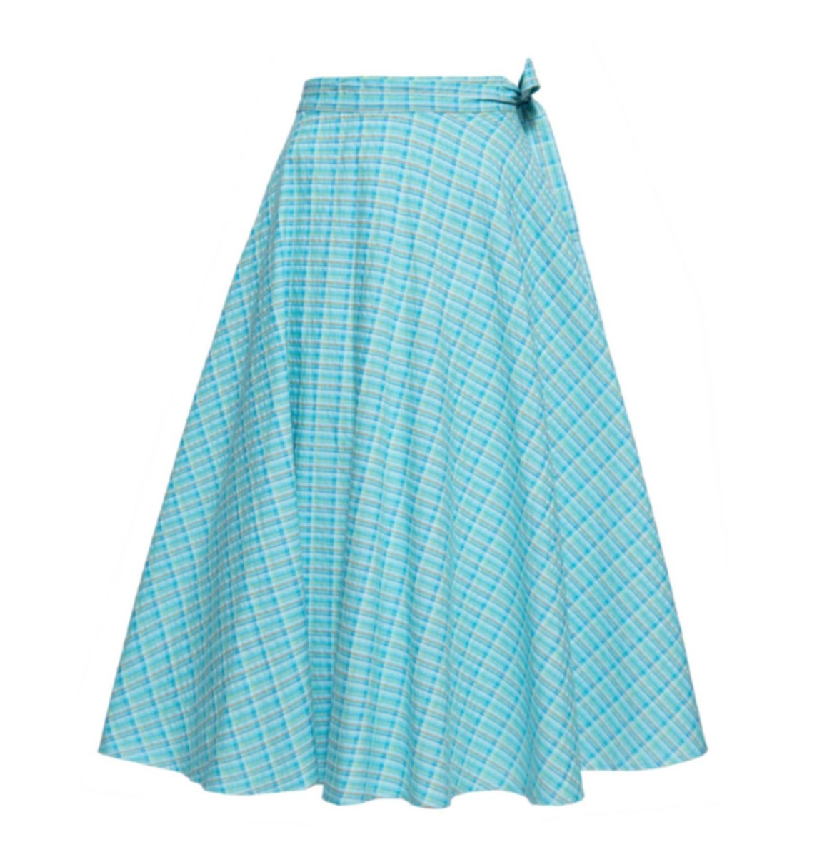 Queen Kerosin Karo Wrap Skirt Blauw Turkoois | 29% korting | Queen Kerosin