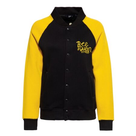 Queen Kerosin Ladies College Jacket Bee Queen Black Yellow-S | 26% korting | Queen Kerosin