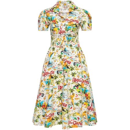 Queen Kerosin Lake Di Garda Swing Dress -XXXL | Queen Kerosin