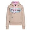 Queen Kerosin Man Eater Hoodie Beige-3XL | Queen Kerosin